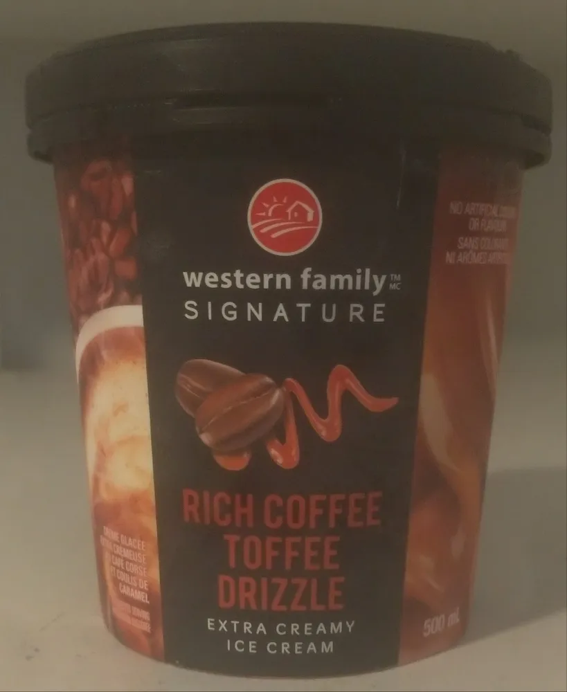 Rich Coffee Toffee Drizzle Extra Creamy Ice Cream