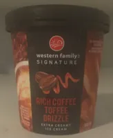 Rich Coffee Toffee Drizzle Extra Creamy Ice Cream