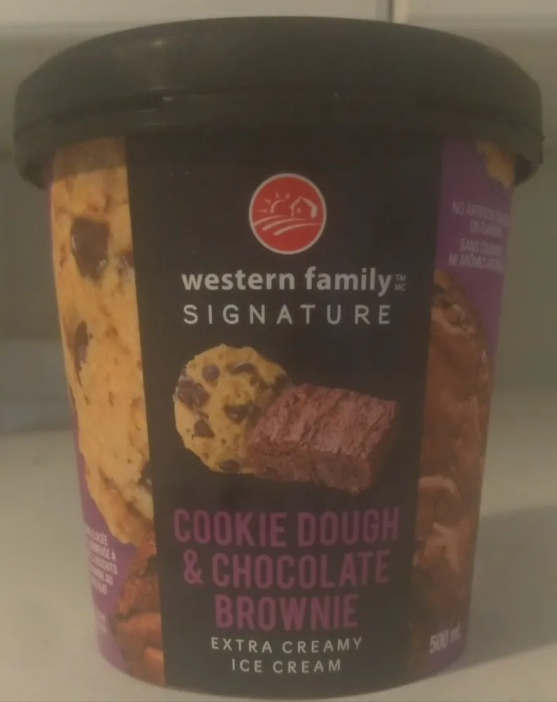 Cookie Dough & Chocolate Brownie Extra Creamy Ice Cream
