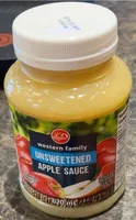 unsweetened apple sauce