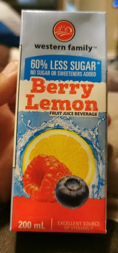 Berry Lemon Fruit Juice Beverage