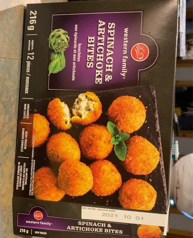 Spinach and artichoke bites