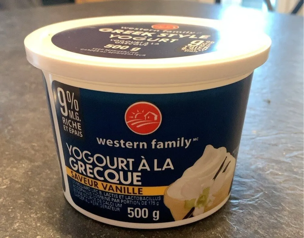 Greek style yogurt