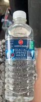 Glacial spring water