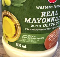 Real mayonaise with olive oil