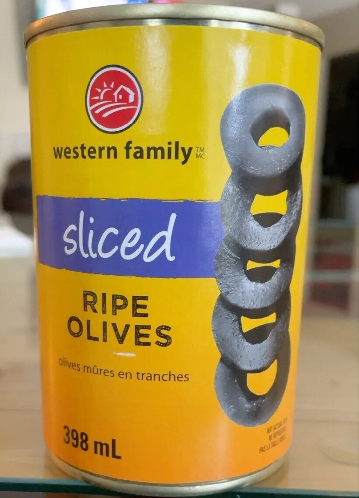 Sliced olives