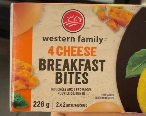 4 cheese breakfast bites