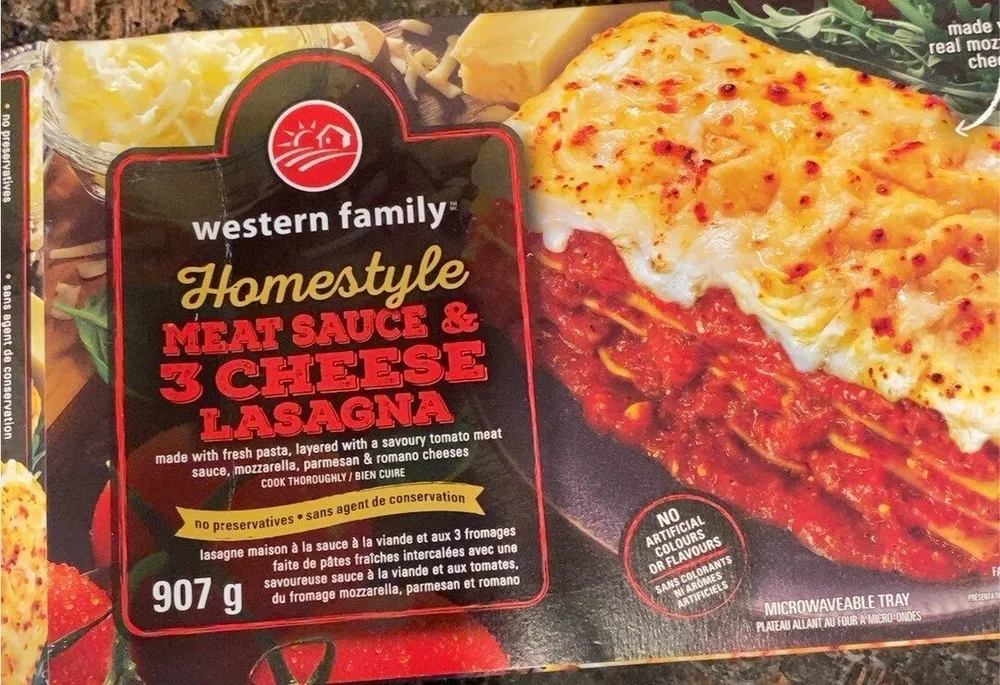 Homestyle Meat Sauce & 3 Cheese Lasagna