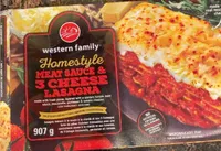 Homestyle Meat Sauce & 3 Cheese Lasagna