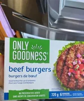 Only Goodness Beef Burgers