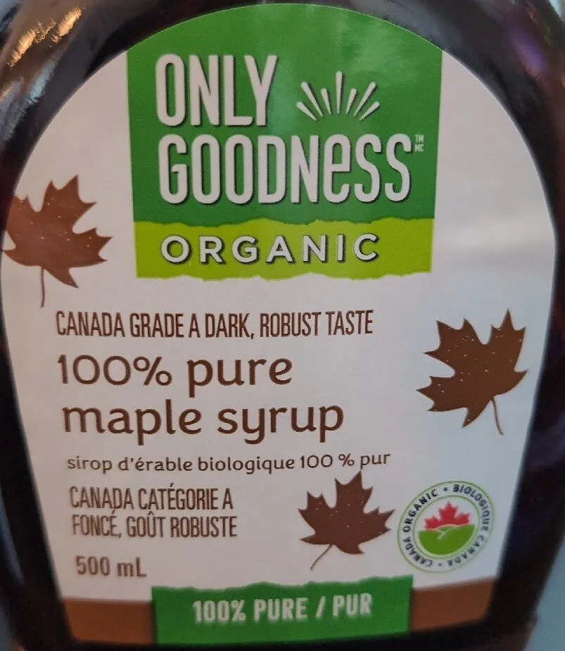 100% Pure Maple Syrup, Dark, Organic