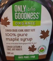 100% Pure Maple Syrup, Dark, Organic