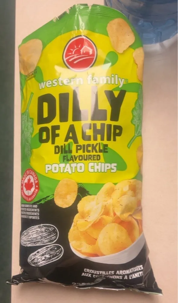 Dill Pickle Flavoured Potato Chips