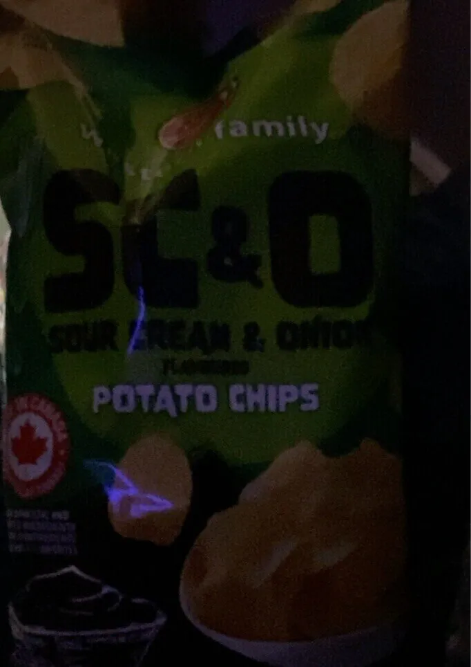 sour cream and onion chips