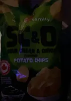 sour cream and onion chips