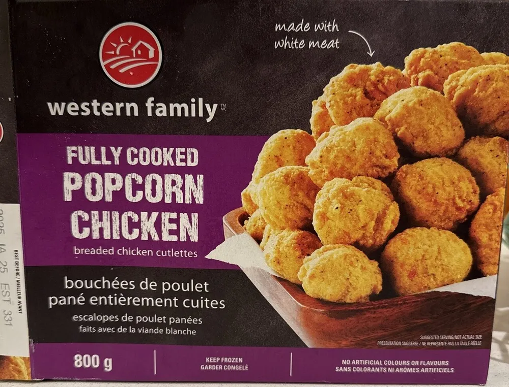 Fully Cooked Popcorn Chicken