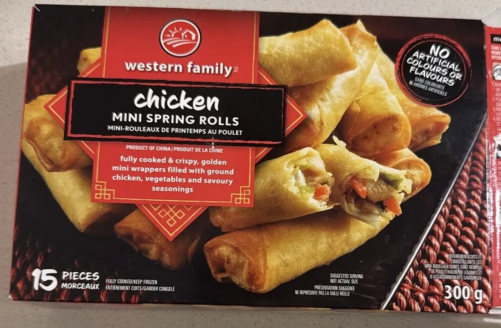 Chicken Mini Spring Rolls