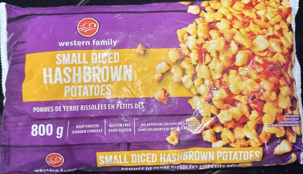 Small Diced Hash brown Potatoes