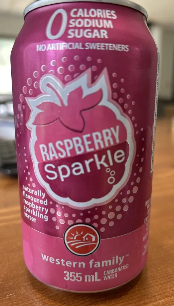 Raspberry Sparkle Carbonated Water