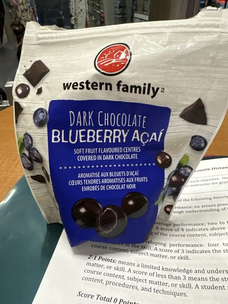 Dark Chocolate Blueberry Açai