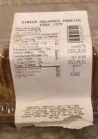 Ginger molasses cookies