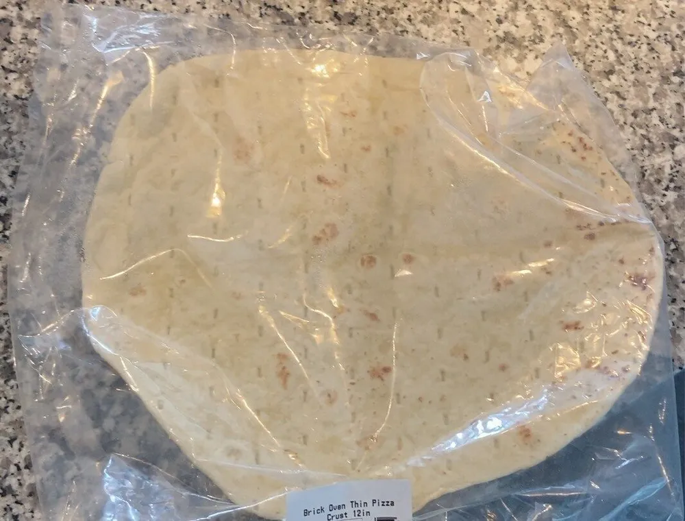 Brick oven thin pizza crust