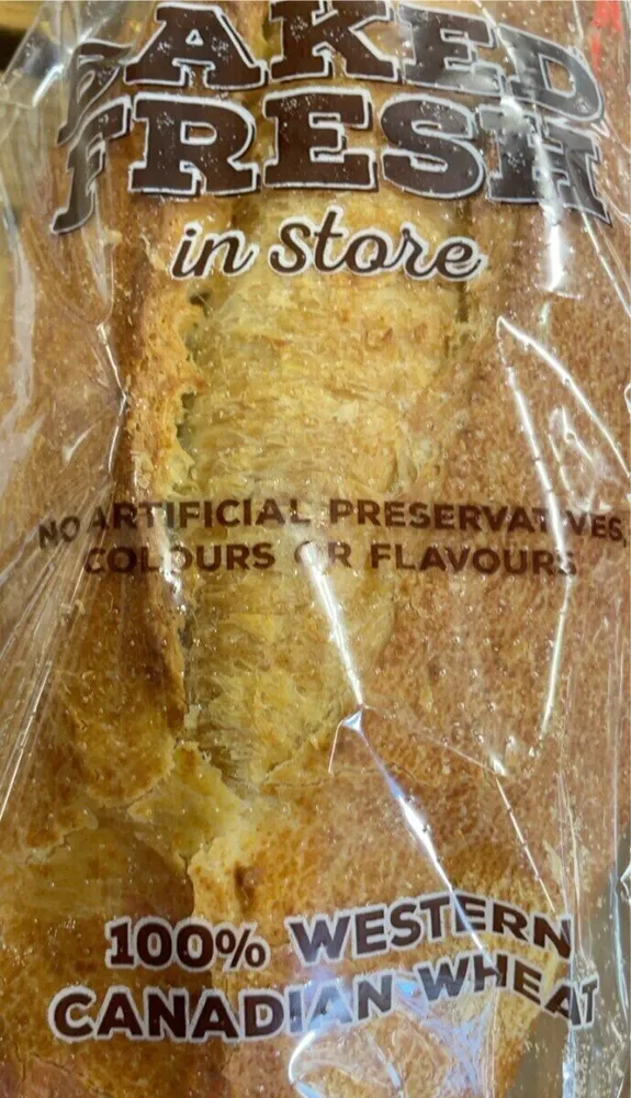 Baked fresh