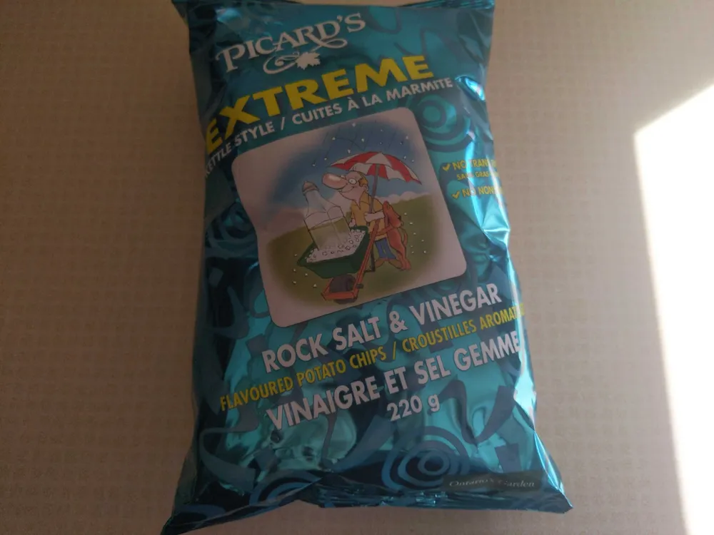 Extreme kettle style chips - Rock salt & Vinegar