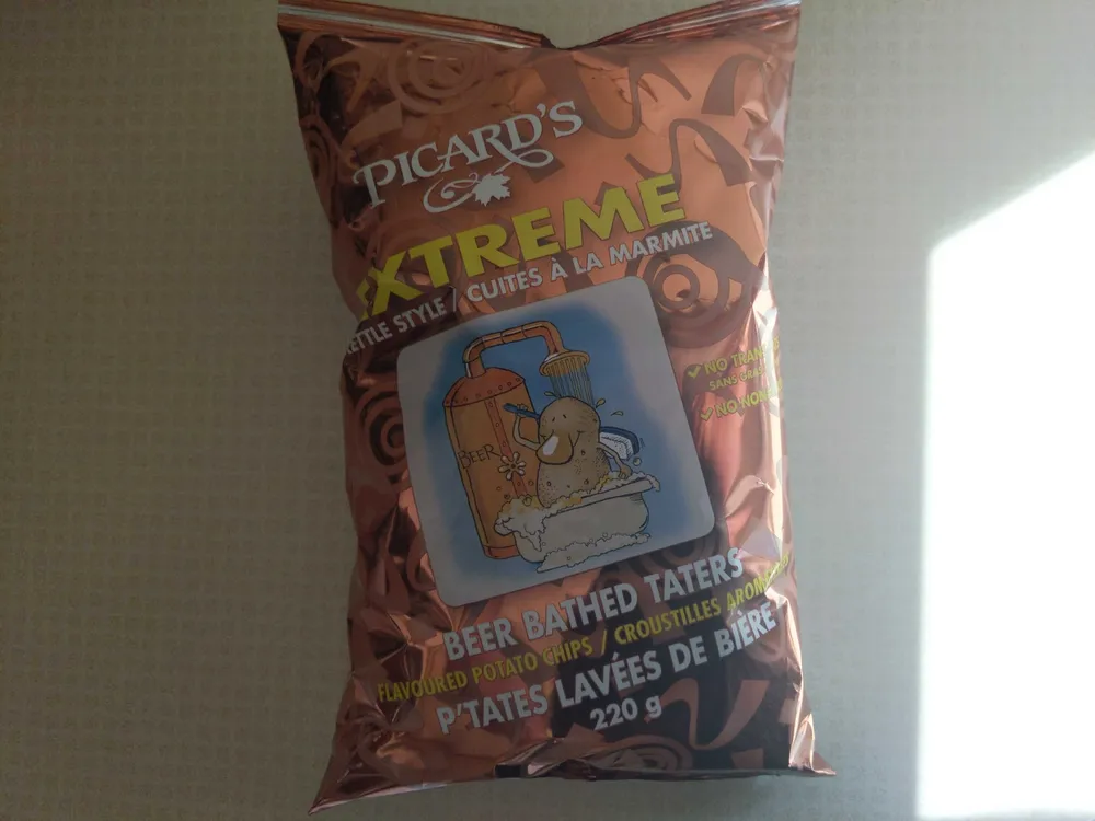 Extreme kettle style chips - Beer bathed taters