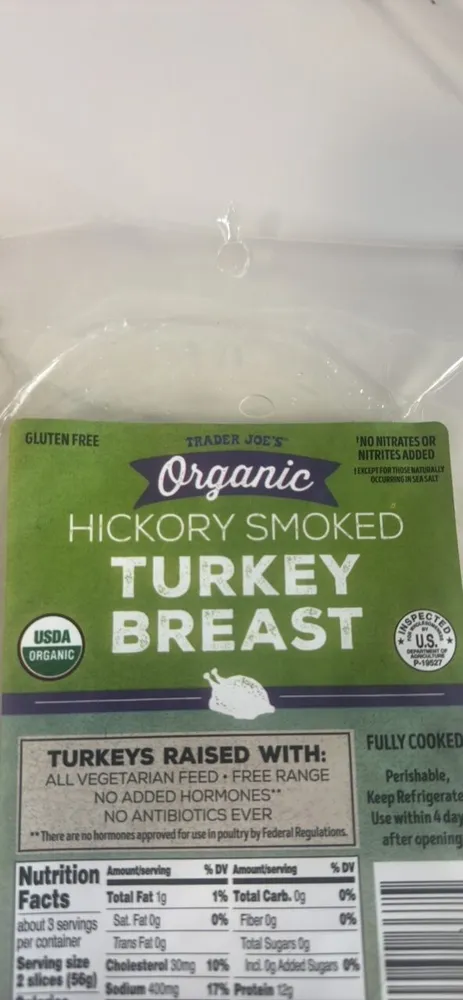 Organic Hickory Smoked Turkey Breast
