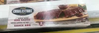 Pork back ribs in bbq sauce