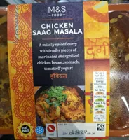 Chicken saag masala