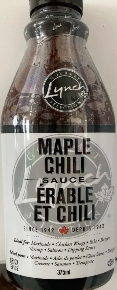 Sauce erable chili