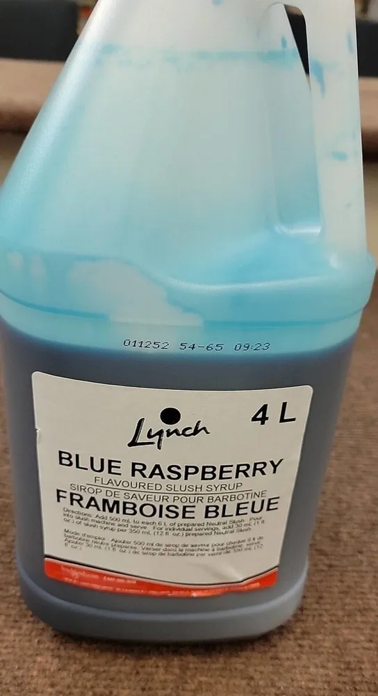 Blue Raspberry Slush Syrup