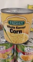 Freshly whole kernel corn