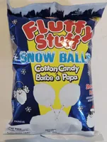 Strawberry Snow Balls Cotton Candy