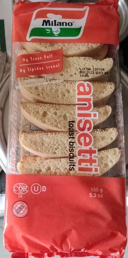 Anisetti toast biscuits