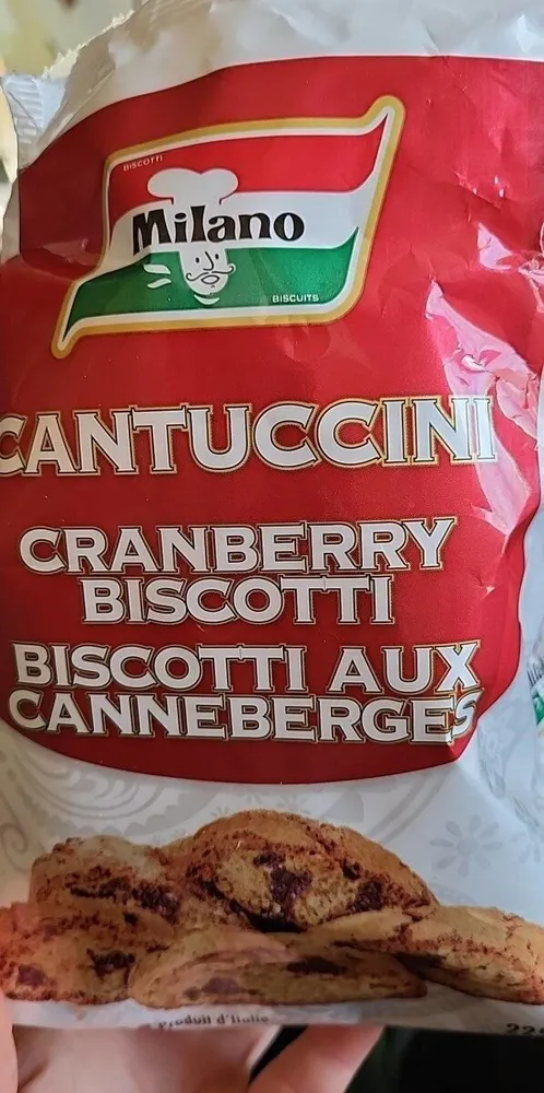 biscottis canneberges
