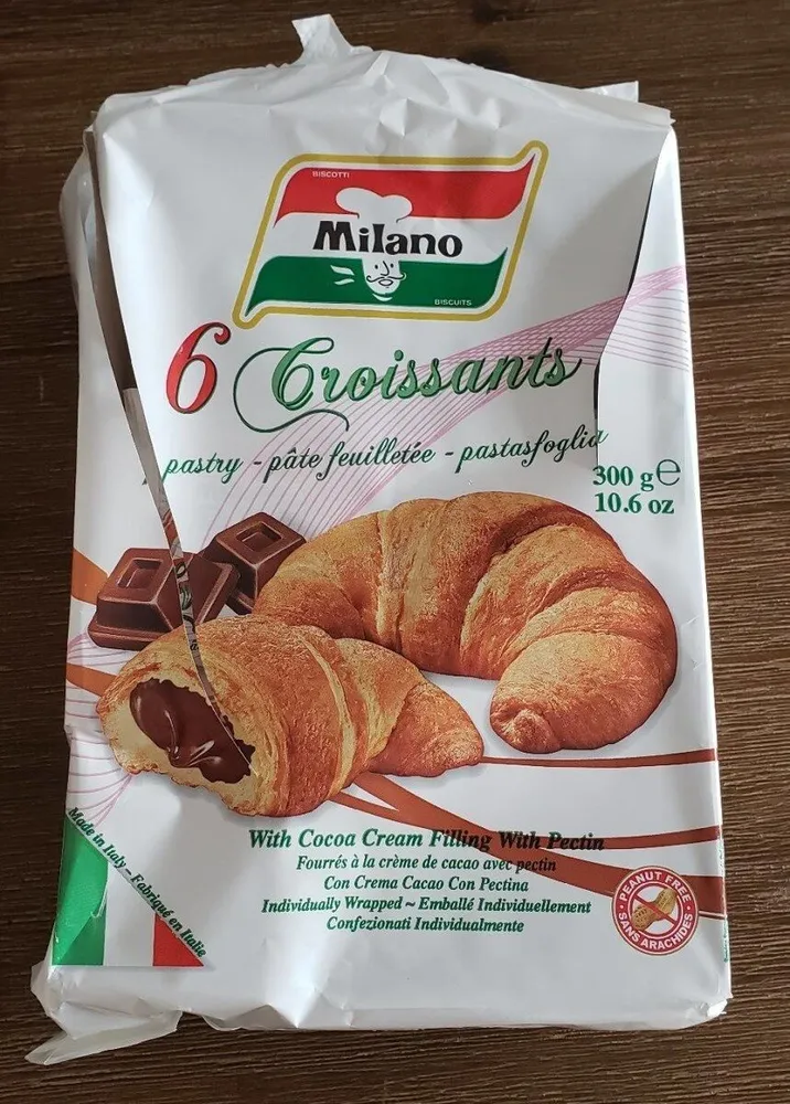 Croissants - Cocoa Cream Filling with Pectin