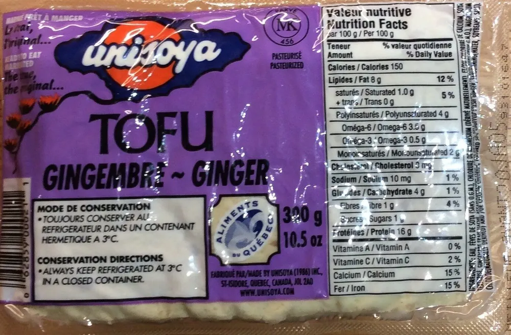 Tofu gingembre