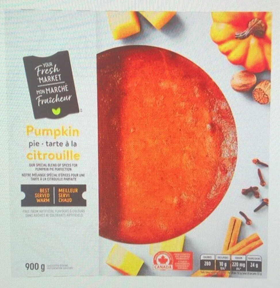 Pumpkin pie 10 “