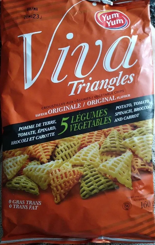Croustilles aux légumes