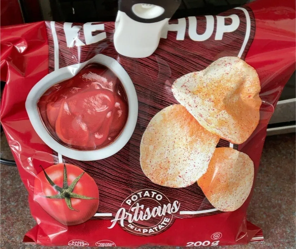 Chips ketchup