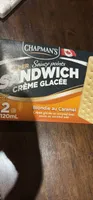 Saucy points Sandwich Crème Glacée Blondie au Caramel