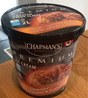 Crème glacée chocolat caramel salé et arachides