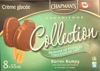 Crème glacée brownie et chocolat au lait