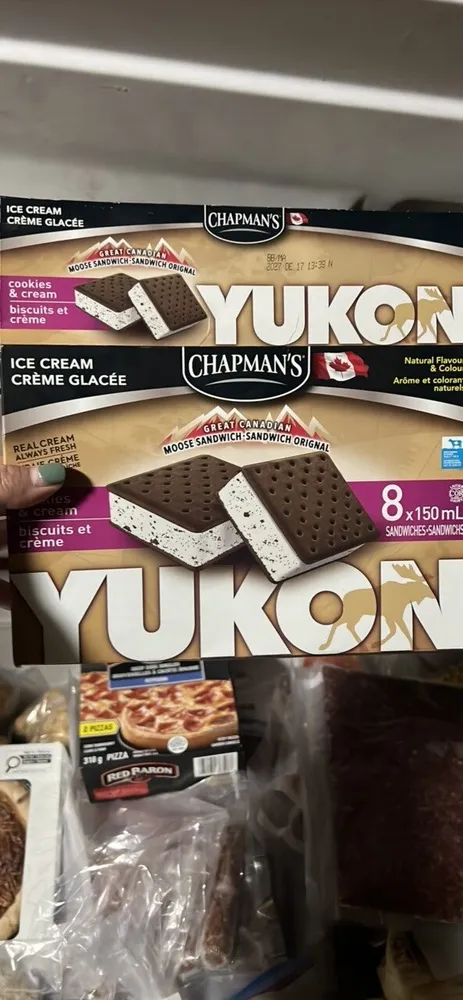 Yukon Ice Cream cookies and cream