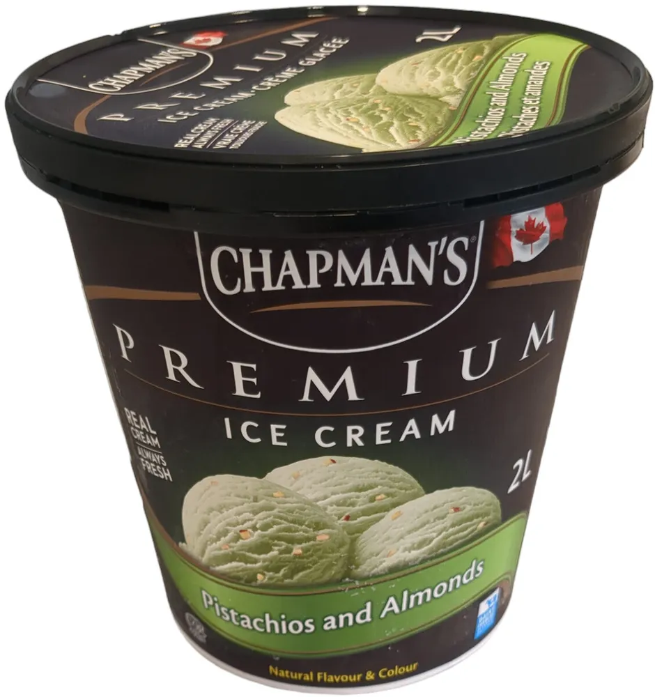 Chapman’s Premium Ice Cream Pistachio & Almonds