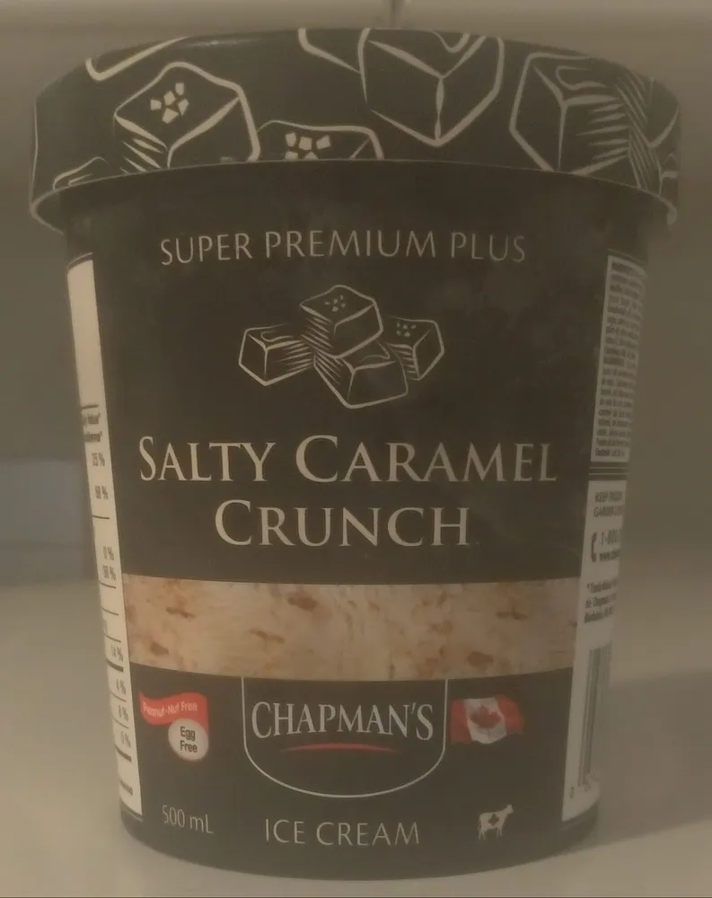 Salty Caramel Crunch Super Premium Plus Ice Cream