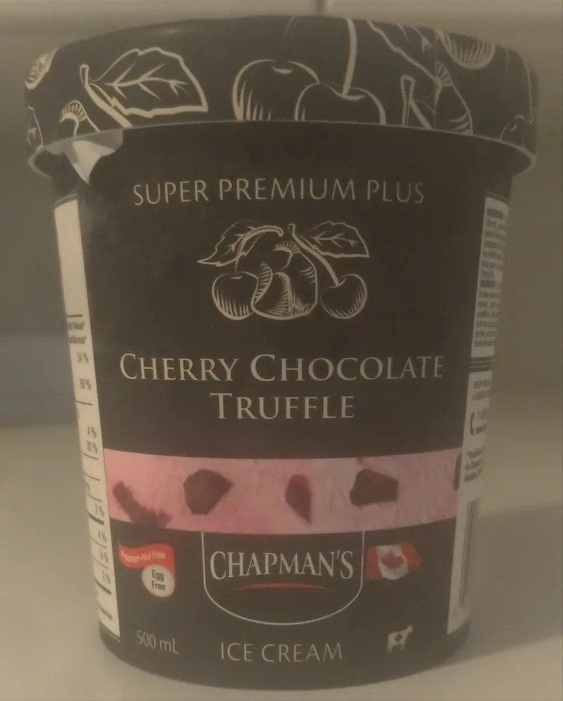 Cherry Chocolate Truffle Super Premium Plus Ice Cream